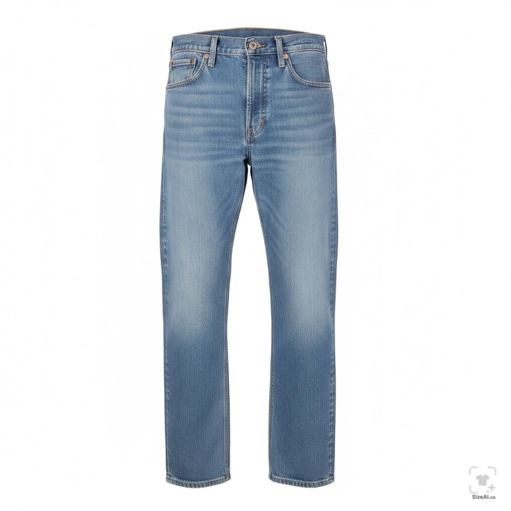 Levis 505 Jeans Mens 32x28 Blue Denim Regular Straight Leg Stretch Medium Wash